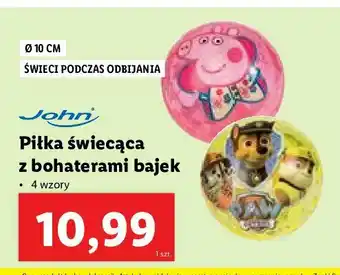 Lidl Piłka świecąca świnka peppa 1 SZT oferta