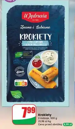 Dino Krokiety z pieczarkami i serem mozzarella oferta