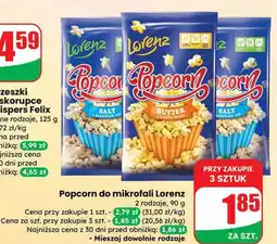 Dino Popcorn do mikrofali Lorenz Butter oferta