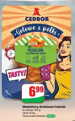 Dino Medaliony drobiowe Cedrob 2 rodzaje oferta