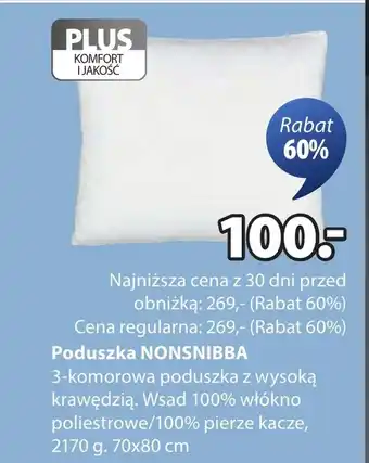 JYSK Poduszka Komfort oferta
