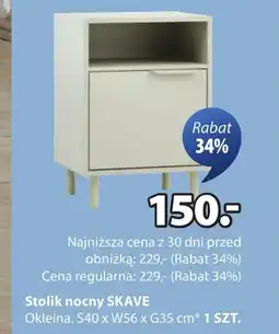 JYSK Stolik nocny oferta