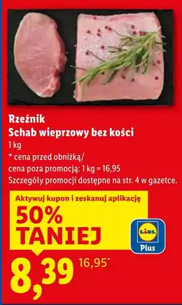 Lidl Schab bez kości Rzeźnik oferta