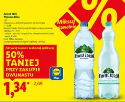 Lidl Woda źródlana Żywiec zdrój oferta