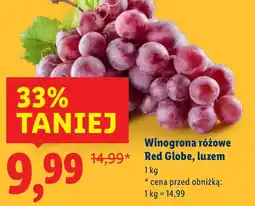 Lidl Winogrona Red Globe oferta
