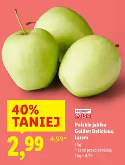 Lidl Jabłka Golden Delicious oferta