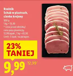 Lidl Schab w plastrach Rzeźnik oferta