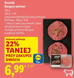 Lidl Burgery Rzeźnik oferta