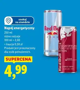 Lidl Napój energetyczny Red Bull oferta