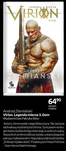 Empik Virion. Legenda miecza 3. Dom Andrzej Ziemiański oferta