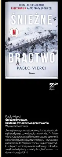 Empik Śnieżne bractwo. Brutalne świadectwo przetrwania Pablo Vierci oferta