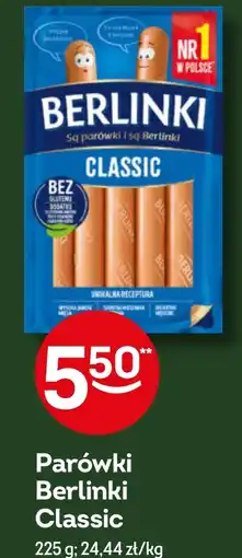 Żabka Parówki Berlinki oferta