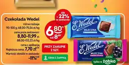 Żabka Czekolada Wedel różne rodzaje oferta