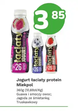 Limonka Mlekpol Jogurt łaciaty protein oferta