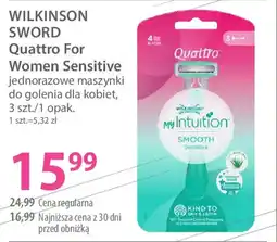 Hebe Wilkinson sword quattro for women sensitive jednorazowe maszynki oferta