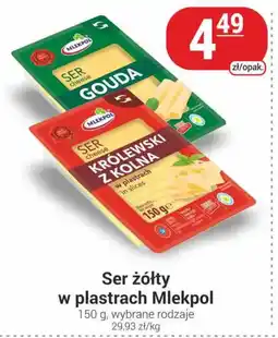 Delikatesy Sezam Mlekpol Ser żółty w plastrach oferta