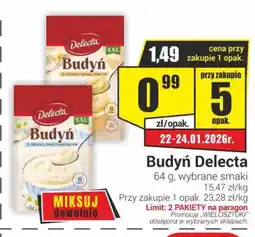 Delikatesy Sezam Budyń Delecta oferta