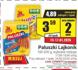 Delikatesy Sezam Paluszki Lajkonik oferta