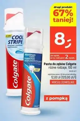 Dealz Pasta do zębów z pompką Colgate Maximum Cavity Protection oferta