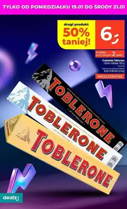 Dealz Czekolada gorzka Toblerone oferta