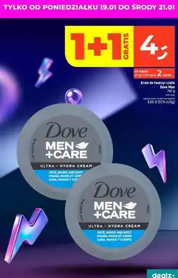 Dealz Krem uniwersalny do twarzy i ciała Dove Men+Care oferta