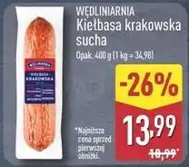 ALDI Kiełbasa krakowska sucha oferta