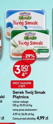 Żabka Serek Twój Smak Piątnica oferta