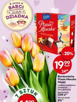 Żabka Bombonierka Ptasie Mleczko Wedel (waniliowe, śmietankowe, słony karmel) oferta