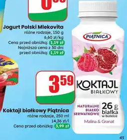 Dino Jogurt Polski Mlekovita różne rodzaje oferta