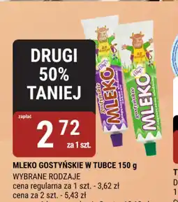 bi1 Mleko Gostyńskie w tubce oferta