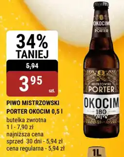 bi1 Okocim Piwo Mistrzowski Porter oferta