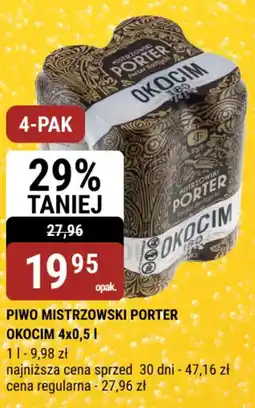 bi1 Piwo Mistrzowski Porter Okocim oferta