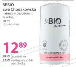 Hebe Bebio ewa chodakowska naturalny dezodorant w kulce oferta