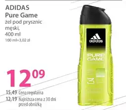 Hebe Adidas pure game żel pod prysznic męski oferta