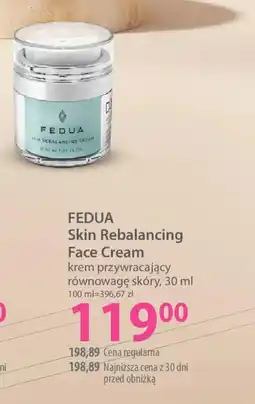 Hebe Fedua skin rebalancing face cream krem przywracający równowagę skóry oferta