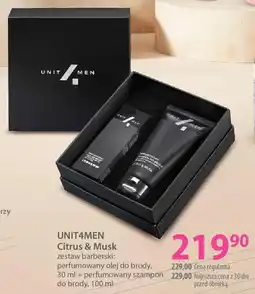 Hebe Unit4men citrus & musk zestaw barberski oferta