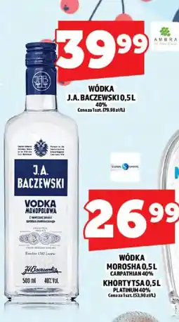 Topaz Wódka J.A. Baczewski oferta