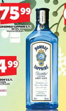 Topaz Gin Bombay Sapphire oferta