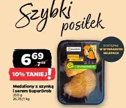 Netto Medaliony z szynką i serem SuperDrob oferta