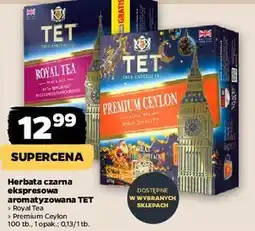 Netto TET Herbata czarna ekspresowa aromatyzowana (Royal Tea, Premium Ceylon) oferta