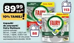 Netto Kapsułki do zmywarki Fairy Platinum oferta