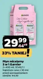 Netto Płyn micelarny 3 w 1 Garnier oferta