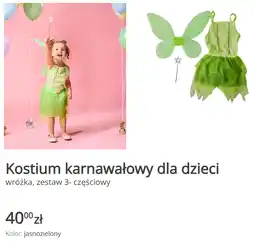 KiK Kostium karnawałowy dla dzieci (wróżka, zestaw 3-częściowy) oferta