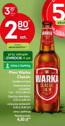 Żabka Warka Classic 1478 Piwo oferta