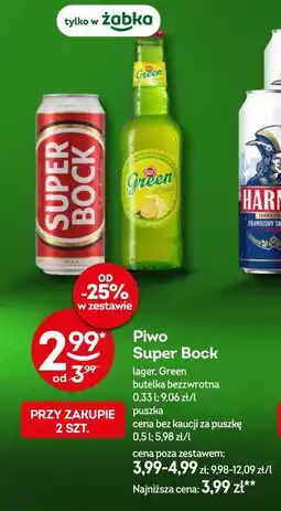 Żabka Piwo Super Bock oferta