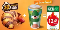 Żabka Croissant + Kawa 400 ml oferta