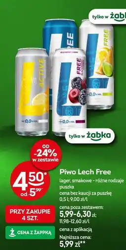 Żabka Piwo Lech Free oferta