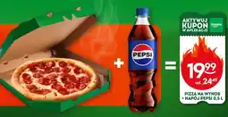 Żabka Pizza na wynos + napój Pepsi 0,5 l oferta
