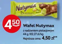 Żabka Wafel Nutymax z nadzieniem pistacjowym oferta
