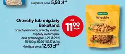 Żabka Orzechy lub migdały Bakalland (nerkowca, włoskie, kalifornijskie) oferta